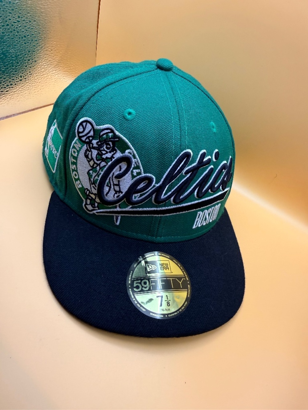 New Era 59FIFTY Boston Celtics Hardwood Classics Fitted Hat Size 7 1/8